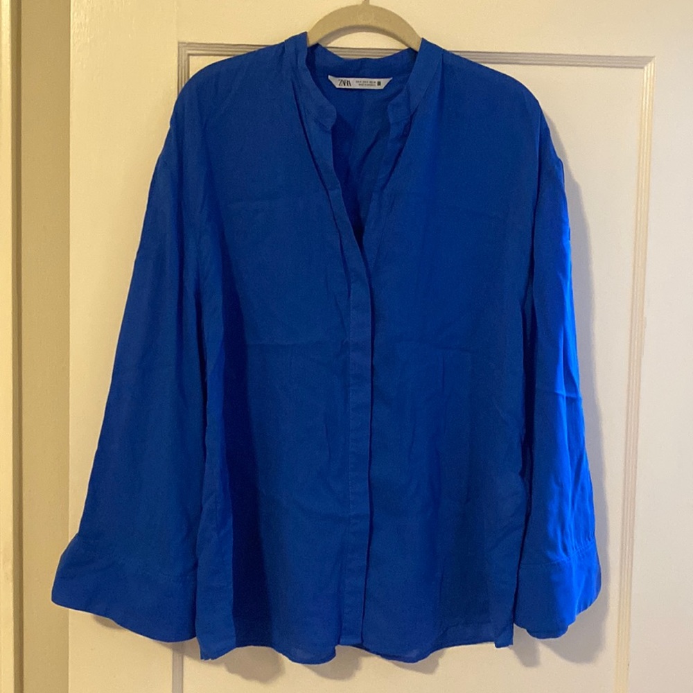 Zara blue tunic